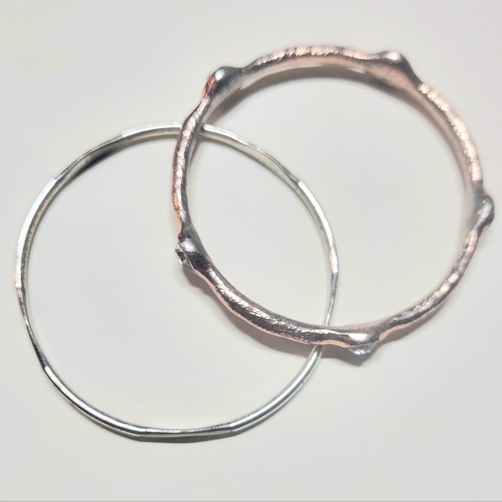 Bangle Bracelet Set Of 2 - Picture 2 of 4